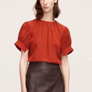 NWT 100% Silk Rebecca Taylor Blouse